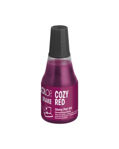 COLOP MAKE Stempelkissenfarbe – cozy red – 25ml