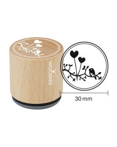 Woodies Stempel – Herzballon