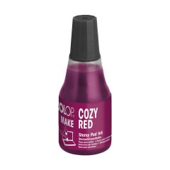 COLOP MAKE Stempelkissenfarbe – cozy red – 25ml